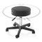 Saloniture Rolling Hydraulic Salon Stool - Adjustable Swivel Chair for Spa, Shop, Salon, Massage, Medical, Work or Office